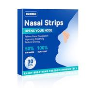 30 Pièces Nasal Strips Bandelette Nasales,Dispositifs anti Ronflement Efficace Puissant,Ecarteur Nasal Taille Large Patch Anti Bandelette Nasales Pour une Meilleure Respiration