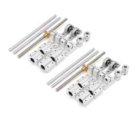 30 PiÈCes Palier de Guide D'axe Optique 200mm Tige de Vis de Conduit D'arbre de Rail en Aluminium PiÈCes Cnc D'accouplement D'arbre de Douille À