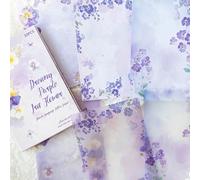 30 pièces/paquet Cartes de correspondance à motifs floraux aquarelle, cadeau de fête minimaliste et créatif, papier de scrapbooking pour décoration DIY, matériel de collage fait main, fournitures de p