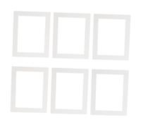 30 Pièces Passe-partout pour Cadre Photo, Carton Blanc | Découpe Précise, Garde les Photos Bien en Place, Usage Voyage et Fêtes, Fournitures Créatives pour Tableaux