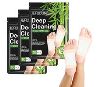 30 Pièces Patch Detox Pieds,Detox Foot Patches,Deep Cleansing Patch Pieds,Patchs Detoxifiants Plantaires,Detox Foot Patches,pour Aide au Sommeil, Améliore la Circulation Sanguine