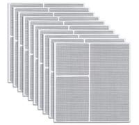 30 Pièces Patchs de Reparation Moustiquaire,Moustiquaire Tulle Moustiquaire Toile Moustiquaire,Kit de Réparation de Moustiquaire de Fenêtre Auto-adhésive Patchs de Réparation de Mur-Gris