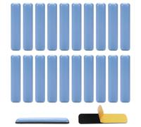 30 pièces Patins Glisseurs pour Meubles, 16 x 75 mm, Patins pour Meubles rectangulaire, Patins pour Meubles, Deslizadores Para sillas Para suelos lisos, Patins de Glissement pour chaises et canapés