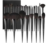 30 Pièces Pinceaux De Maquillage Professionnels En Poils Synthétiques De Qualité Supérieure Kabuki Pour Le Visage, Fard À Paupières, Kit De Pinceaux De Maquillage, Série Obsidienne Noire