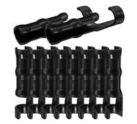 30 Pièces Pinces pour Film de Serrage en Plastique ABS, Clips | Ajustement Facile, Résistance aux Intempéries, à 23cm, Film Plastique