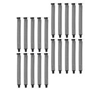 30 Pièces Plaque D'obturation Pcie Ventilée en Métal Noir | Anti-poussière, Installation sans Outil, Compatibilité Polyvalente, Refroidissement Constant, Finition Noire Discrète