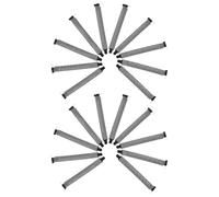 30 Pièces Plaque D'obturation Ventilée Métal, Boîtier PC | Filtre à Poussière Discret, Refroidissement Constant, Flux D'air Optimisé, Compatible Divers Emplacements