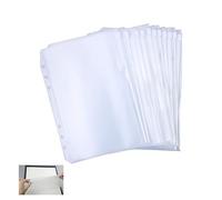 30 PièCes Pochettes Classeur,PerforéEs Pochette Plastique A6 ZippéE,Petit Francai Transparente Enveloppe Budget,ImperméAble Accessoires Zipper Sac pour Cahiers Enveloppes Classeir Classeurs Documents