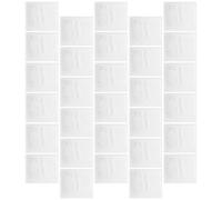 30 Pièces Pochettes D’étiquettes Adhésives en PVC Transparent | Fenêtre de Lecture Nette, Rangement Soigné, pour Bacs de Stockage et Plaques Nominatives