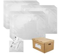 30 Pièces Pochettes Transparentes Autocollantes Pour Bons De Livraison,A5 Pochette D’expédition Autocollante,Enveloppes Pour Documents,Pochette Transparente Adhesive,pour Facture et Lettres de Voiture
