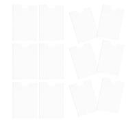 30 Pièces Porte-étiquette de Prix Acrylique Transparent | Installation Murale Facile, Protection de L’étiquette, pour Rayonnage, Supermarché, Bord de Grille