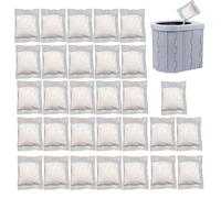 30 Pièces Poudres De Toilette Portables, Super Absorbante Gel Toilette Portable, Compact Neutralisateur D'odeurs Pour Randonnée Camping Alpinisme, Longue Durée Sachets De Poudre Désodorisante Urine