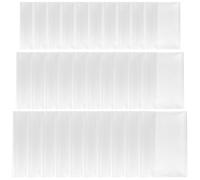 30 Pièces Protège-livre Transparent Pp Imperméable
