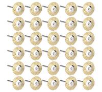 30 pièces Roue de Brosse en Fil d'acier Mini Brosse métallique Roue Tasse brosses de Roue de Polissage pour Polissage Nettoyage Rouille/Corrosion/Peinture(Fil de Laiton)