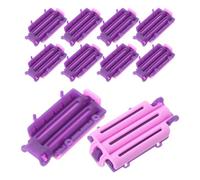 30 Pièces Rouleaux de Permanente Pourpre Clips de Volume Racine
