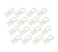 30 Pièces Roulettes de Rideaux Glissement Silencieux, Beige, en Plastique | Rails de Rideaux Muraux, Design Perlé, Réduit les Accrochages, Usage Salon et Espace Commercial