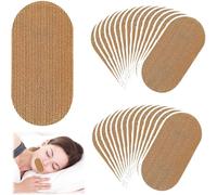 30 Pièces Ruban De Bouche, Ovale Mouth Tape For Sleeping - Doucement Adhésif, Anti-Ronflement, Augmente L'oxygène, Améliore Le Repos Et L'énergie Pour La Respiration Correcte¿Teint¿[Z1024]