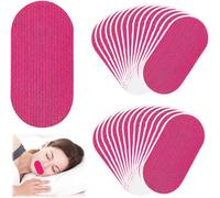 30 Pièces Ruban De Bouche, Ovale Mouth Tape For Sleeping - Doucement Adhésif, Anti-Ronflement, Augmente L'oxygène, Améliore Le Repos Et L'énergie Pour La Respiration Correcte¿Rose¿[Z1023]