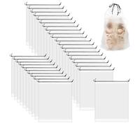 30 Pièces Sac à Chaussures de Voyage, 40 x 30cm Housses Chaussures, Sac à Cordon Anti-Poussière pour Chaussures, Sacs à Poussière pour Chaussures pour Voyage Rangement Maison Organiser et Ranger