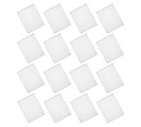 30 pièces Sachet de Filtration pour Aquarium en Polyester, Maille fine | Fermeture Éclair, 20x14x0,5cm, Blanc, pour Zéolite et Médias de Filtration en Réservoir