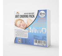 30 Pièces Solutions Anti-Ronflement - Vents Nasaux, Clips Nasaux et Bandes Nasales - Stop-Ronflement pour Hommes & Femmes - par Mobi Lock