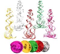 30 Pièces Spirale Décorations de Tourbillon Guirlande à Spirales Décorations pour Fête Anniversaire Mariage Noël Foraine la Saint-Valentin Anniversaire