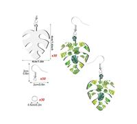 30 Pièces Sublimation Blank Boucles D'oreilles Transfert De Chaleur Sublimation Impression Fil Crochets Boucles D'oreilles Boucles D'oreilles En Bois Pour Diy Craft B