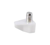 30 Pièces Supports D’étagère en Plastique Blanc, Lot Robuste | Abs, Installation Facile, pour Trous de Tablette en Bois, Usage Mobilier de Bureau et Gestion Immobilière