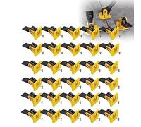 30 pièces Système de Mise à Niveau des Carreaux, Tile Leveling System, Cales de carrelage, Croix de joint 2mm, kit de niveleur de carreaux réutilisable, Outil de carreleur pour murs et sols