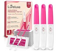 30 Pièces Tests d'Ovulation et 3 Pièces Test De Grossesse,Détection de la grossesse Rapide,Confirmation et estimation temporelle,Facile à utiliser