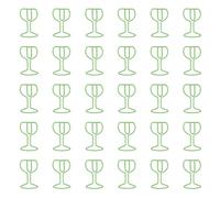 30 Pièces Trombone En Forme De Verre À Vin Pince Papier En Métal Signets Clips Pour Contenir Des Enveloppes Photo Fichier Document Carte Postale Pinces Documents Professionnelles