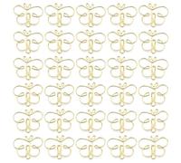 30 Pièces Trombone En Métal Forme De Papillon 38x32mm Clip Organisateur Fichiers Signets Clips Marqueur Page Pour Document Cahier Clips Signets Métal Décoratifs