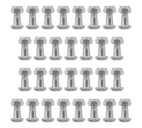 30 Pièces Vis de Pivot pour Sécateur Ressort Inox et Écrou Rondelle | Filetage Précis, Fixation Sûre, Résistance à Corrosion, pour Sécateurs à Perche et Travaux D’atelier