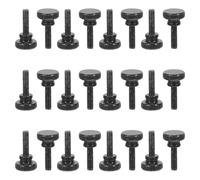 30 Pièces Vis Moletée M5x18 à Tête pour Réglage Précis Intérieur