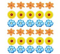 30 pièges à mouches, autocollants pour fenêtres, autocollants adhésifs pour fenêtres, pièges à insectes tournesol, appâts à mouches jetables, autocollants pour fenêtres en forme de fleurs.