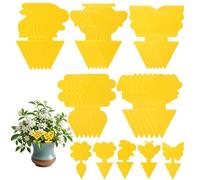 30 Pièges Jaunes Collants Anti Moucherons Plantes Interieur Attrape Piege Moucherons Interieur pour Plantes Fleur Fruits
