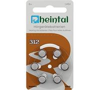 30 Piles auditives A312 /Pile auditive PR41 / Piles pour appareils auditifs / 312AE A312 1.45V - 160mAh - Couleur : Marron