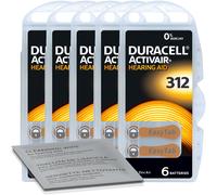 Duracell Activair Pile Aud 312 X6