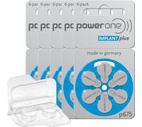 Power-One - Piles auditives 675 IMPLANT Plus - 1 x blister