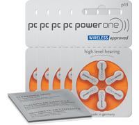 6 Piles Auditives p13 Power One Zinc-Air
