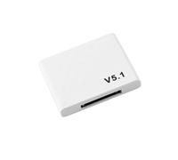 30 Pin Bluetooth 5.1 Audio Receiver A2DP Music Wireless Adapter White