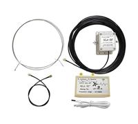 -30+ Plus Antenne récepteur anneau 0,5-30 MHz Antenne à boucle SDR Radio courte moyenne à faible bruit Radio de coupe (BNC)