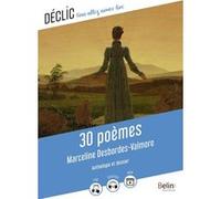 30 poèmes Marceline Desbordes-Valmore (Auteur)