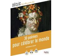 30 poèmes pour célébrer le monde - Alexis Buffet - Belin Éducation - broché - Scolaire / Universitaire