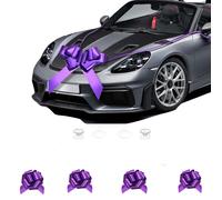 30 pouces Car Bow Giant Giant Arc pour la voiture Big Arc pour la voiture Breau de voiture norme Big Arc pour les cadeaux-violet