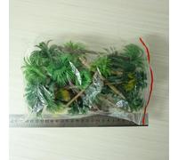 30 pour mini Arbres Plastiques Verts Maquette Paysage 30 pour | Plastique vert brillant, pour résistance aux chocs, parfait table pour sable, architecture, jardin miniature