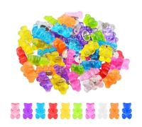 30 Punaises Petit Ours de Dessin Animé Mignon, Ongles Créatifs de Décoration en Panneau De Liège Pour Bureau