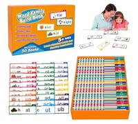 30 Read and Rhyme F-Lip Books, Livres De Famille De Mots Livres De Comptines Carte des Cartes Jeux De Lecture Éducatifs pour Les Enfants et l'enseignement en Classe