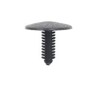 30 Rivets De Garniture En Plastique | Clip de fixation du panneau de garniture, trou de 7,5 mm, tête de 24,5 mm(Black)