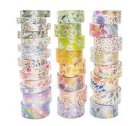 30 Rouleaux washi tape,masking tape,ruban adhésif décoratif,masking tape scrapbooking,scotch decoratif